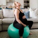 Ballon de gym + pompe ( 65 cm )