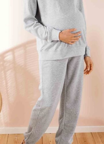 Jogging grossesse gris (chaud)