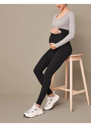 Pack 2 leggings grossesse coton biologique