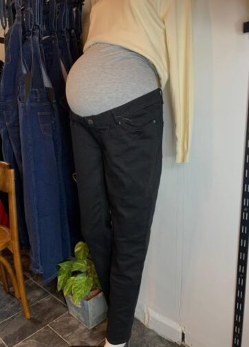 Jean grossesse noir slim
