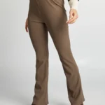 Pantalon avant & après grossesse flare - marron