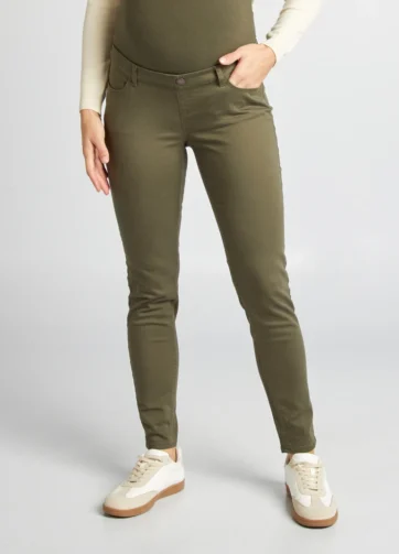 Pantalon skinny grossesse - Kaki
