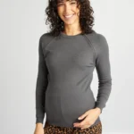 Pull d'allaitement avec ouverture zippée
