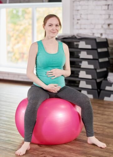 Ballon de gym + pompe ( 75 cm )