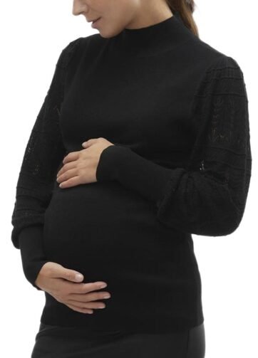 Pull Noir Femme Vero Moda Marternityfelipa