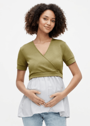 Blouse de grossesse et allaitement