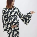 Robe de Grossesse Noir/Beige Femme Vero Moda Maternity