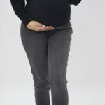 Jeggings de Grossesse Gris