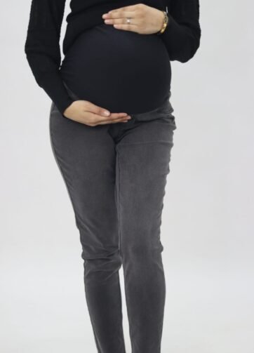 Jeggings de Grossesse Gris
