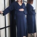 Robe de grossesse Marine Femme Mamalicious Lannie