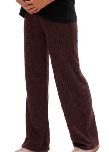 Pantalon de grossesse fluide prune/ MAMALICIOUS