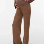 Pantalon de grossesse loose fit marron / VERO MODA MATERNITY