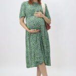 Robe de Grossesse Verte