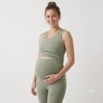 Legging Sport Grossesse Vert