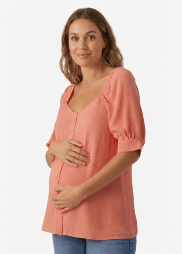 Blouse Rose de grossesse
