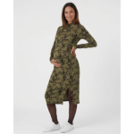 Robe de Grossesse Noire/Kaki