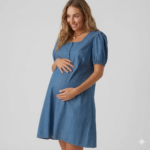 Robe de Grossesse Bleu