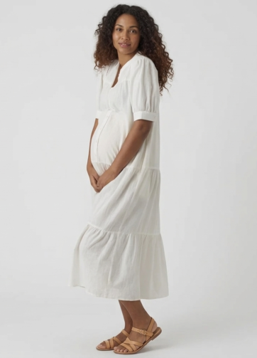 Robe de Grossesse Blanche