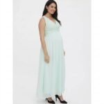 Robe Vert Pale Grossesse