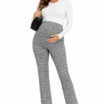 Legging de Grossesse Noir/Gris