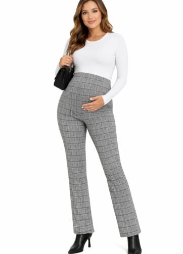 Legging de Grossesse Noir/Gris