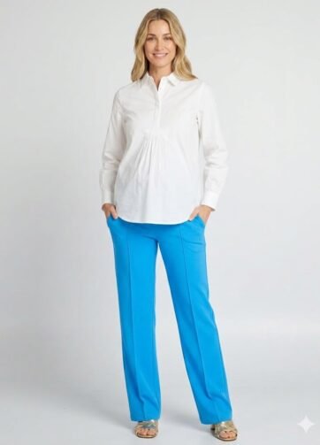 Ensemble grossesse pantalon + chemise