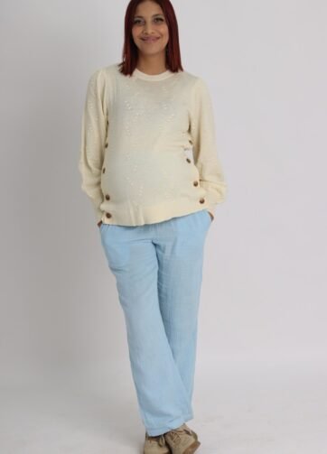 Pantalon de grossesse large