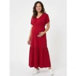 Robe longue rouge