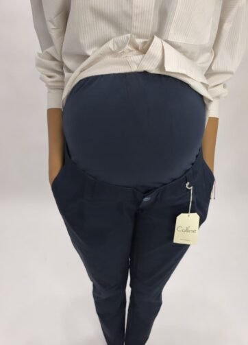 Pantalon bleu de grossesse