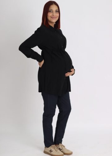 Pantalon bleu de grossesse