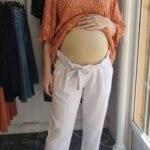 Pantalon de grossesse en lin