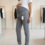 Pantalon de grossesse classique gris