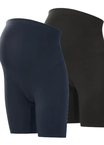 Pack 2 cyclistes de grossesse noir/ bleu marine