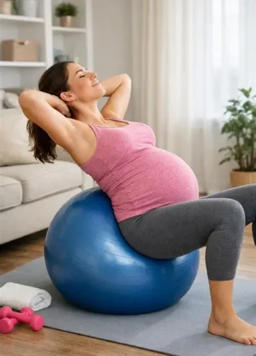 Ballon de gym + pompe 55cm